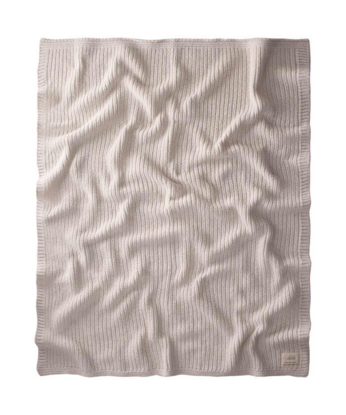 organic-manufacture- Natural Cotton Knitwear Baby Blanket