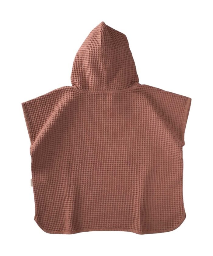 organic-manufacture- Natural Pike Children’s Poncho Standart Light Brown