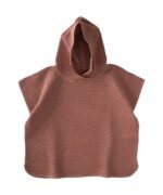 organic-manufacture- Natural Pike Children’s Poncho Standart Light Brown