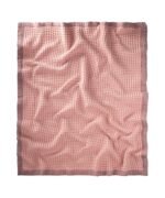 organic-manufacture- Natural Pike Thick Piping Baby Blanket Pink