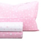 Organic Printed Baby Bed Linen Set Star