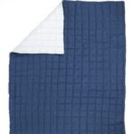 Organic Doubleface/Interlock Handmade Quilt Navy