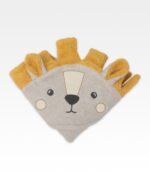 organic-manufacture- Organic Lion Baby Towel Gray