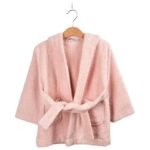 Organic Baby/Child Bathrobe 2-9 years Powder