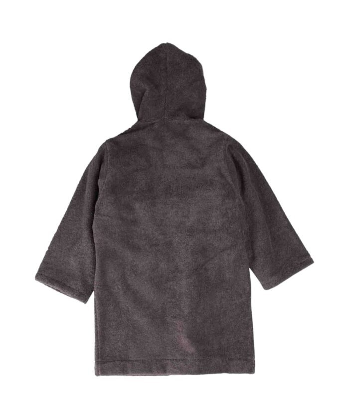 organic-manufacture- Organic Baby/Child Bathrobe 2-9 years Anthracite