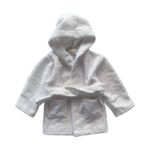 Organic Baby/Child Bathrobe 2-9 years Ecru