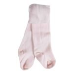 Natural Cotton Children's Plain Pantyhose 1-13 Years Powder