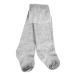 Natural Cotton Children's Plain Pantyhose 1-13 Years Gray