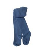 organic-manufacture- Natural Cotton Children’s Plain Pantyhose 1-13 Years Indigo