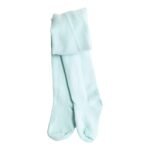 Natural Cotton Children's Plain Pantyhose 1-13 Years Mint