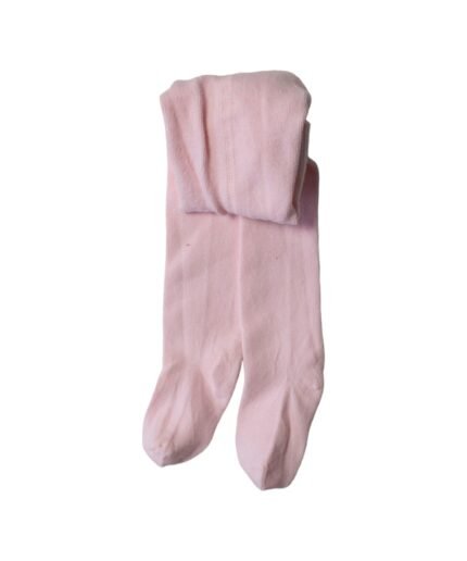 organic-manufacture- Natural Cotton Knee Length Girls Socks 2-9 Years Dried Rose