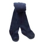 Natural Cotton Children's Plain Pantyhose 1-13 Years Navy
