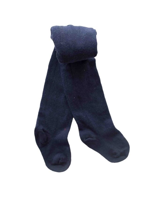 organic-manufacture- Natural Cotton Children’s Plain Pantyhose 1-13 Years Navy