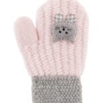 Figured Paw Gloves 1-3 yrs Powder