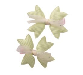 organic-manufacture- Tulle Detailed Bow Buckle Green