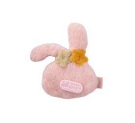 organic-manufacture- Baby Happy Rabbit Ear Buckle Pink