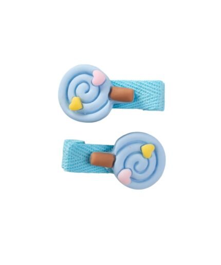 organic-manufacture- Ring Candy Hair Clip Blue