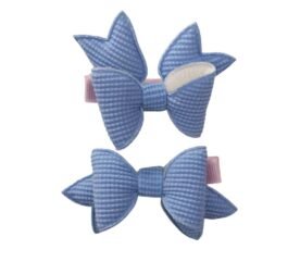 organic-manufacture- Bow Hair Clip Blue