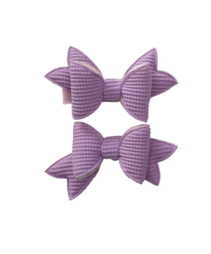 organic-manufacture- Bow Hair Clip Lilac