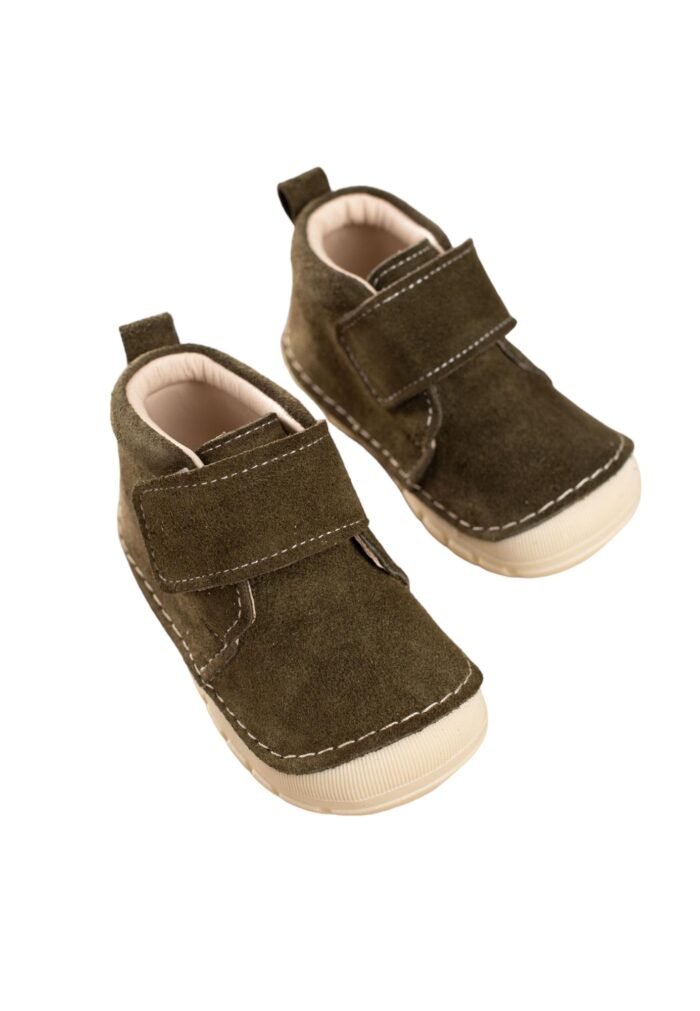 organic-manufacture- Baby First Step Shoes Khaki Num 19-20