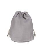 organic-manufacture- Organic Muslin Kids Backpack Gray