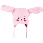 Plush Beanie 0-18 m Pink