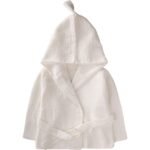 Organic Muslin Baby/Children Bathrobe 2-9 yrs Ecru