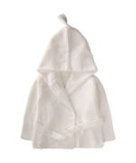 organic-manufacture- Organic Muslin Baby/Children Bathrobe 2-9 yrs Ecru