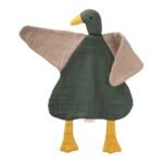Organic Muslin Duck Sleeping Companion Khaki Green