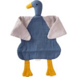 Organic Muslin Duck Sleeping Companion Indigo