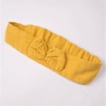 Organic Muslin Baby Hair Band Mustard