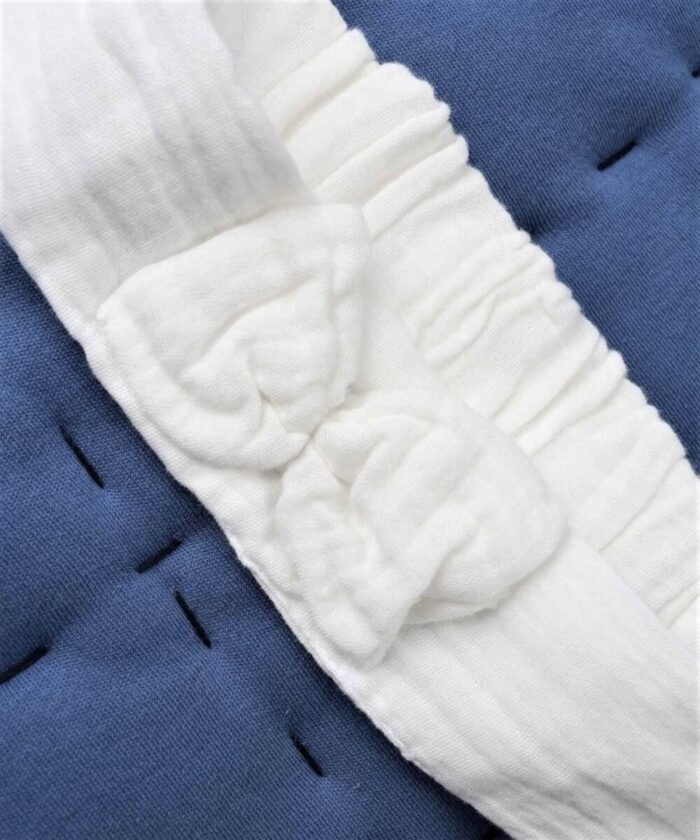 organic-manufacture- Organic Muslin Baby Hair Band Ecru