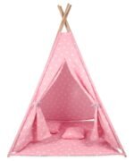 organic-manufacture- Baby/Child Play Tent Pink Star