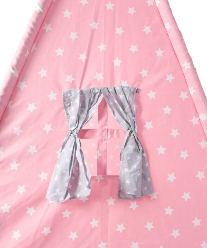 organic-manufacture- Baby/Child Play Tent Pink Star