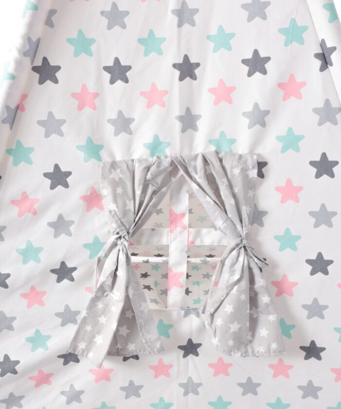 organic-manufacture- Baby/Child Play Tent White Star