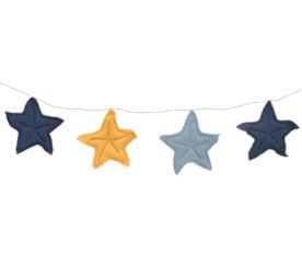 organic-manufacture- Organic Muslin Star Wall Decoration