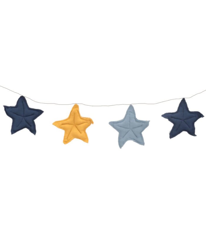 organic-manufacture- Organic Muslin Star Wall Decoration