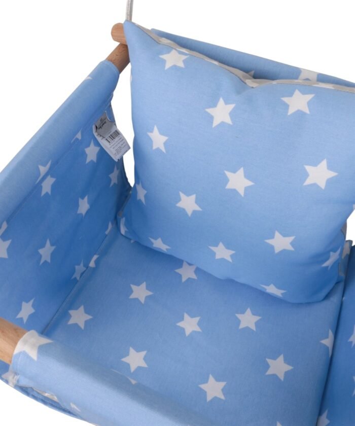 organic-manufacture- Baby/Child Swing Blue Star