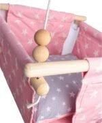 organic-manufacture- Baby/Child Swing Pink Star