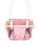 organic-manufacture- Baby/Child Swing Pink Star