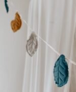 organic-manufacture- Organic Muslin Walnut Leaf Wall Decoration