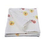 Organic Muslin Sunflower Printed Blanket