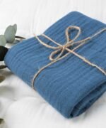 organic-manufacture- Organic Muslin Multipurpose Cloth Indigo