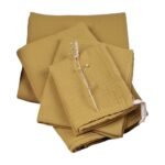Organic Muslin Baby Bedding Set Mustard