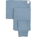 Organic Muslin Baby Bedding Set Indigo