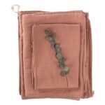Organic Muslin Baby Bedding Set Copper