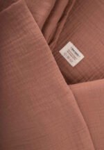 organic-manufacture- Organic Muslin Baby Bedding Set Copper