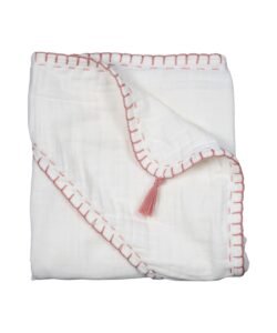 organic-manufacture- Organic Muslin Handmade Triangle Towel (Washed) Ecru