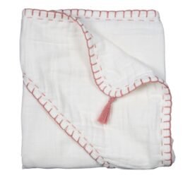 organic-manufacture- Organic Muslin Handmade Triangle Towel (Washed) Ecru