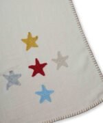 organic-manufacture- Natural Cotton Baby Blanket with Star